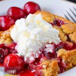 Serving 3-Ingredient Cherry Dump Cake