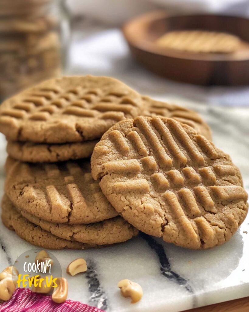 3 Ingredient Peanut Butter Cookies Recipe