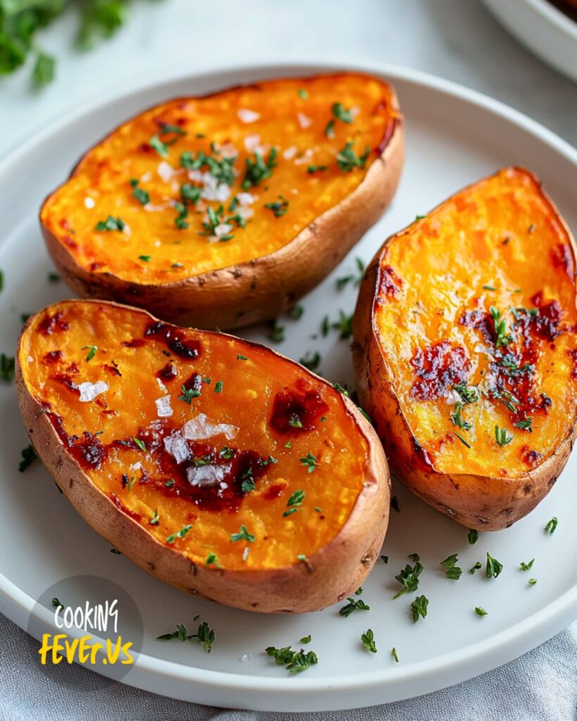 Air Fryer Baked Sweet Potatoes Recipe