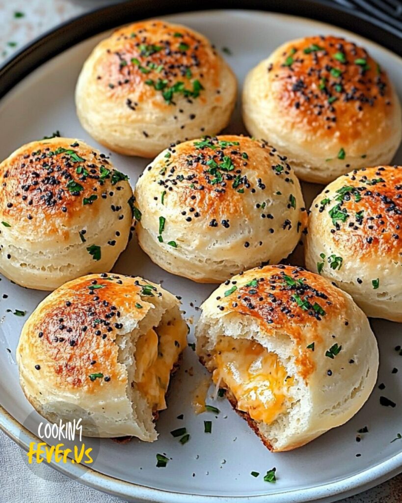 Air Fryer Biscuit Cheese Bombs Recipe