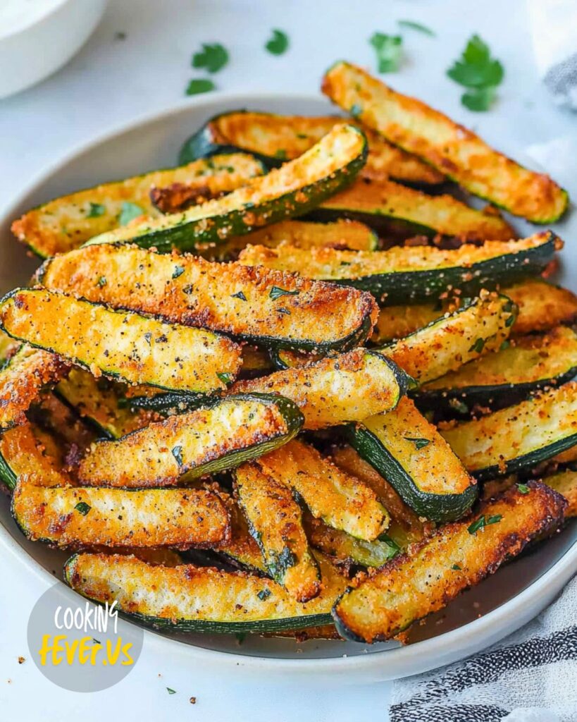 Air Fryer Crispy Zucchini Fries Recipe