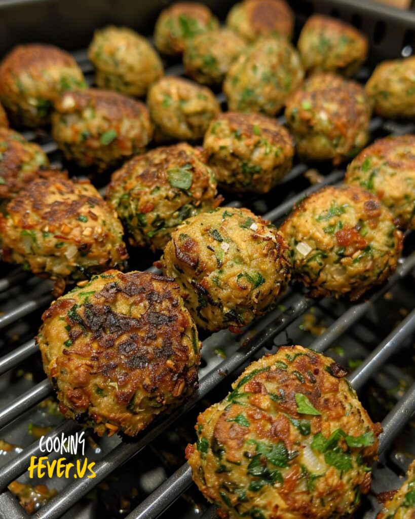 Making Air Fryer Falafel