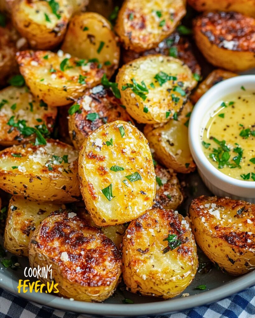 Air Fryer Parmesan Roasted Potatoes Recipe