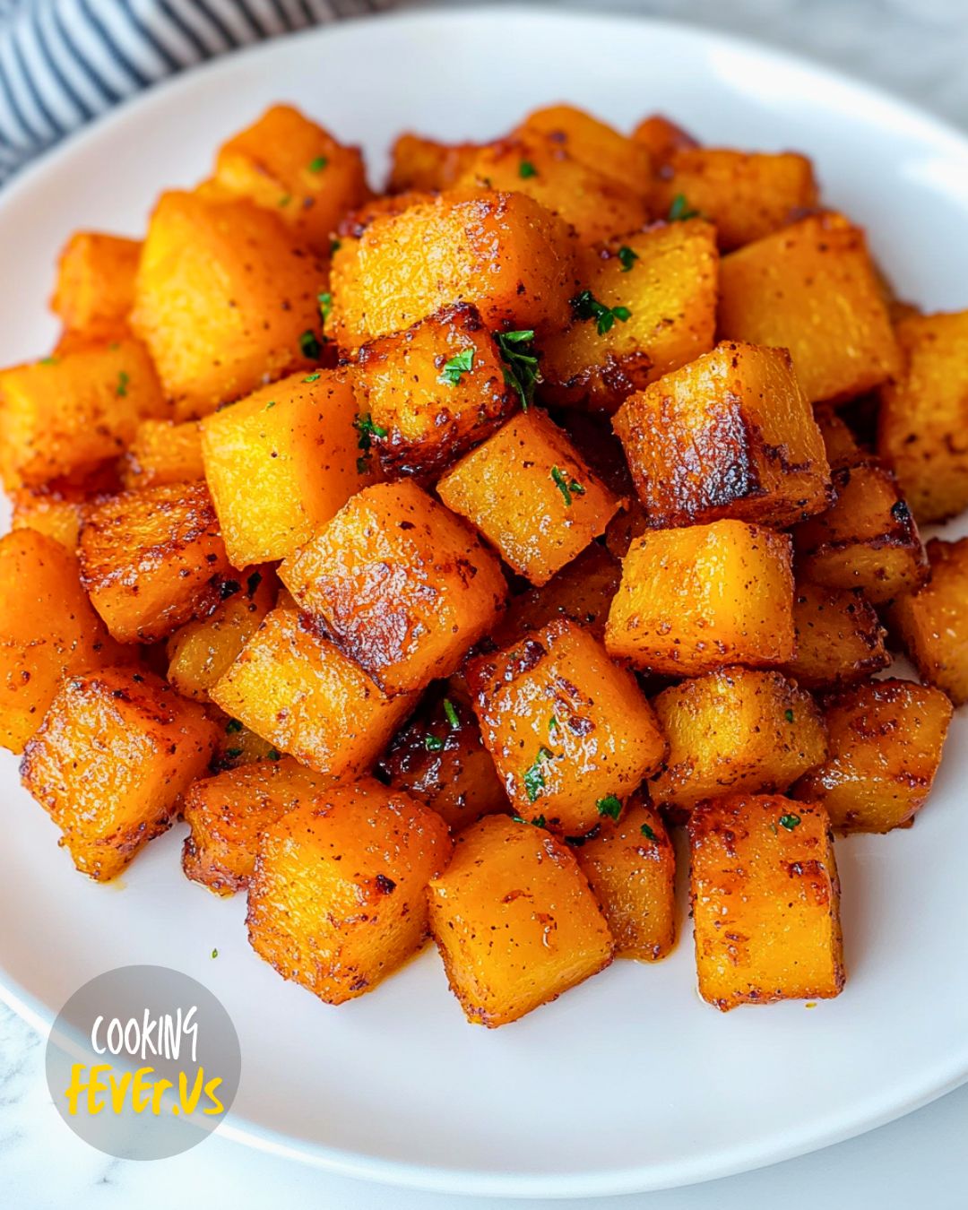 Air Fryer Spiced Butternut Squash Recipe