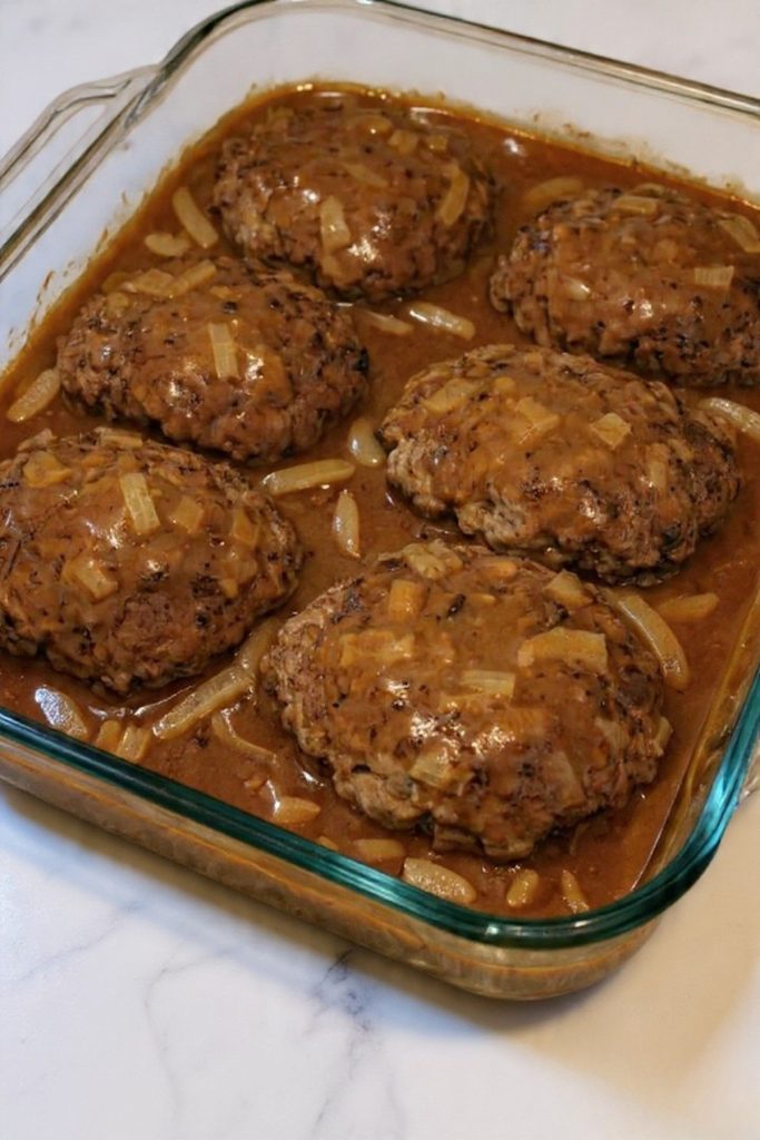 Amish Hamburger Steak Bake