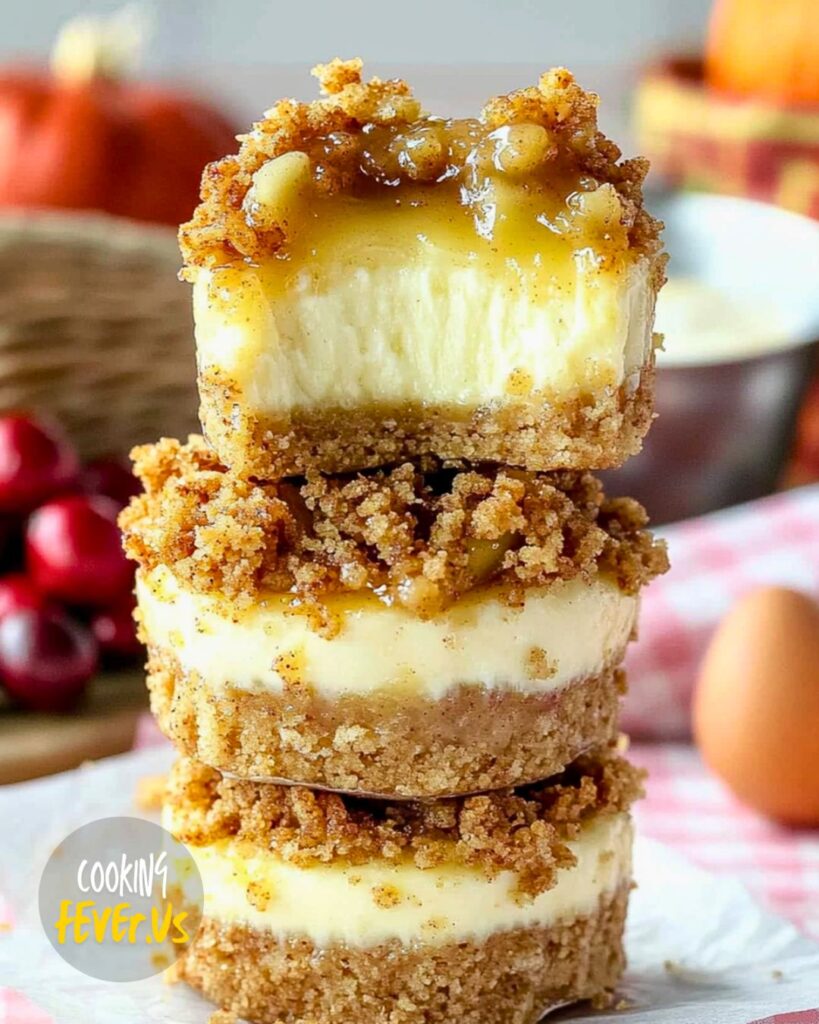 Apple Crisp Mini Cheesecakes Recipe