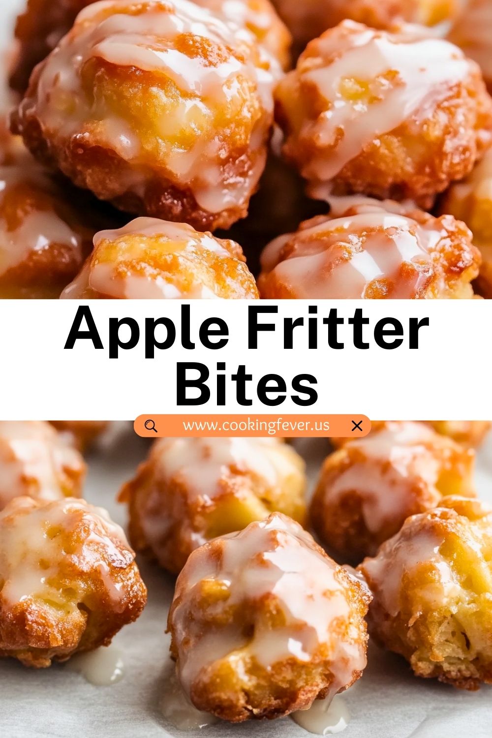 Apple Fritter Bites - Pin It 