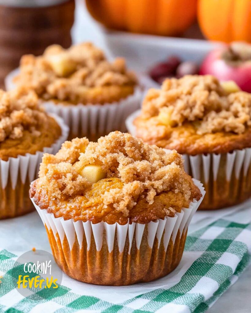 Apple Pumpkin Streusel Muffins Recipe