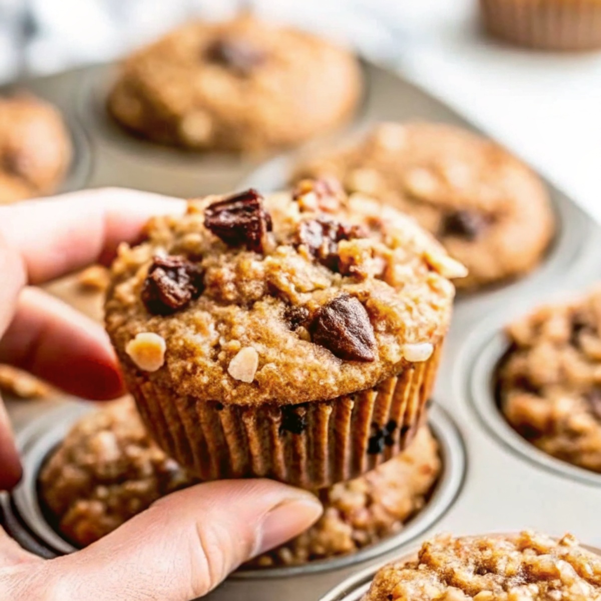 Apple Zucchini Carrot Muffins