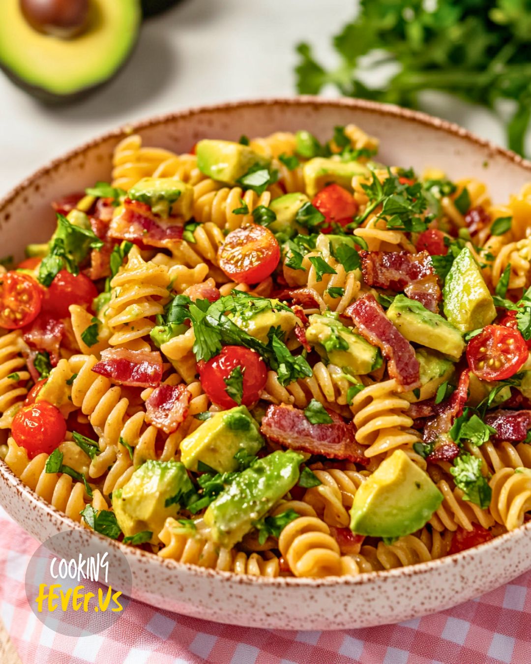 Avocado Pasta Salad Recipe