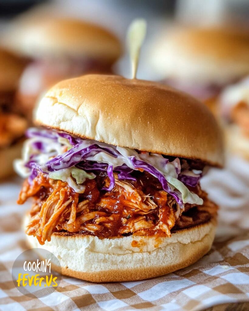 BBQ Pulled Chicken Sliders