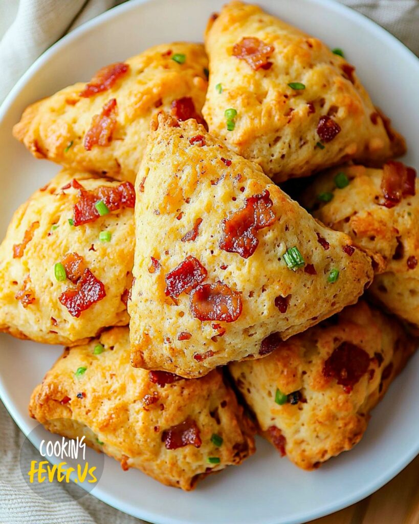 Bacon Cheddar Scones Recipe