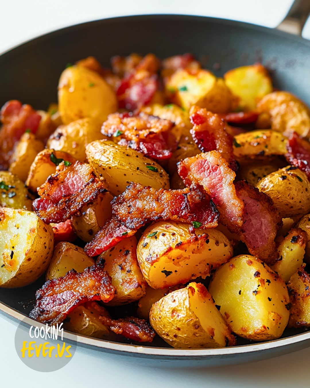 Bacon Fried Potatoes Skillet Recipe