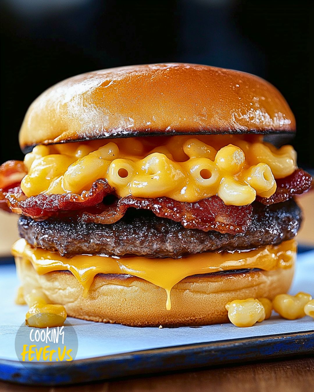 Bacon Mac 'n Cheese Burger Recipe