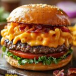 Bacon Mac 'n' Cheese Burgers Recipe