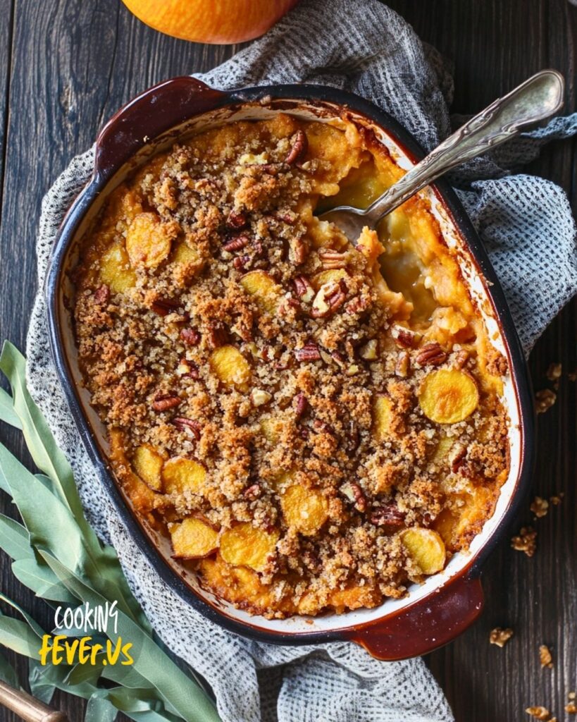 Baked Sweet Potato And Apple Casserole Recipe