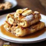 Banana Peanut Butter French Toast Roll-Up RECIPE