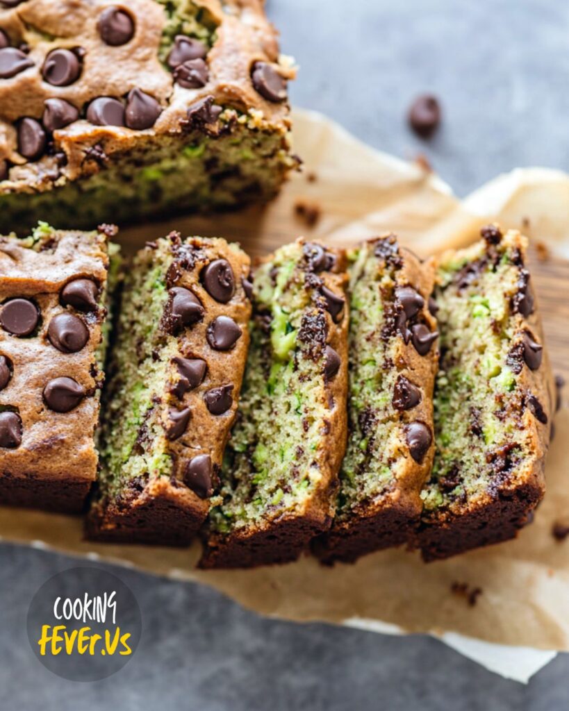 Making Banana Zucchini Bread With Chocolate