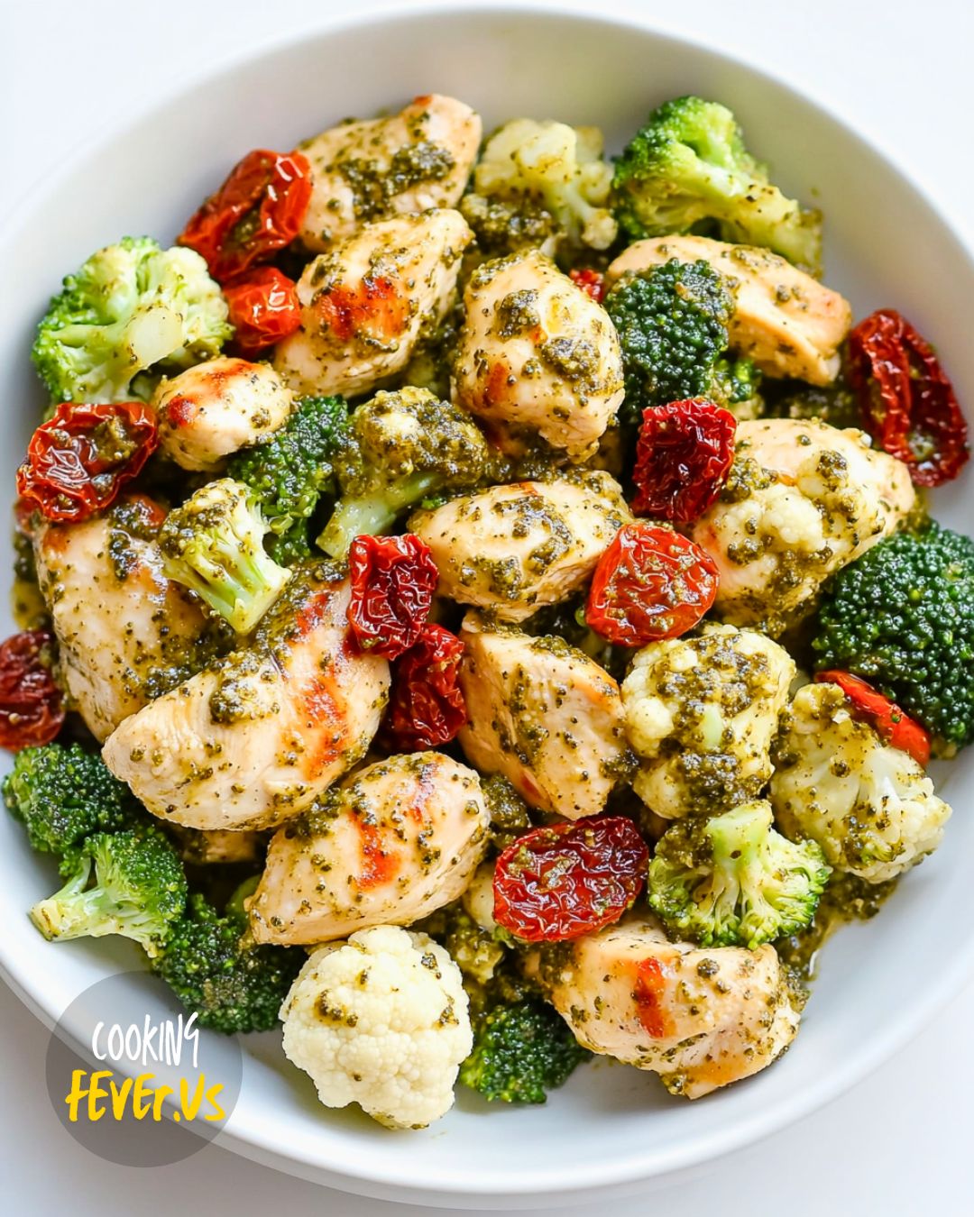 Basil Pesto Chicken and Veggies Recipe