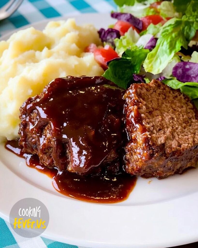 Making Bbq Meatloaf