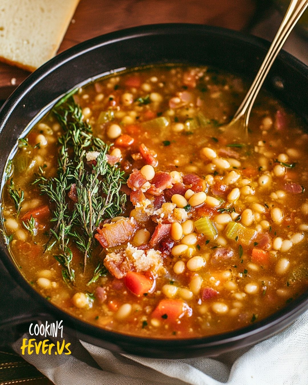 How to Prepare Bean, Barley, And Bacon Soup