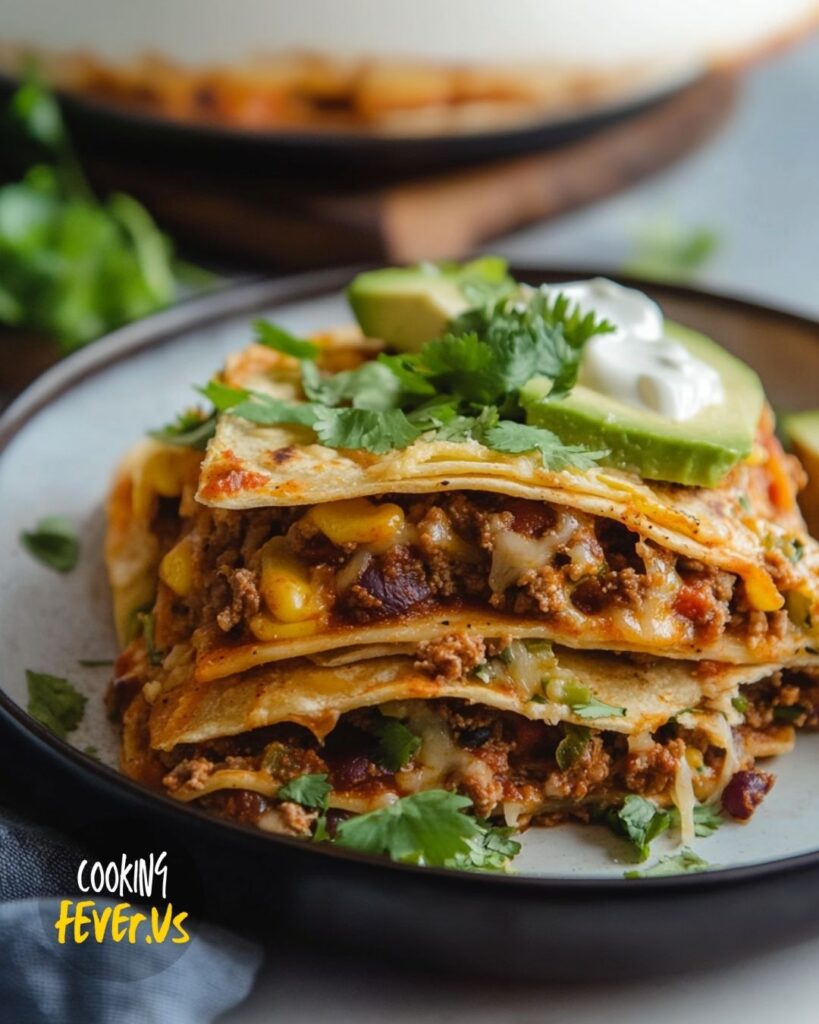 Beef Enchilada Casserole Recipe