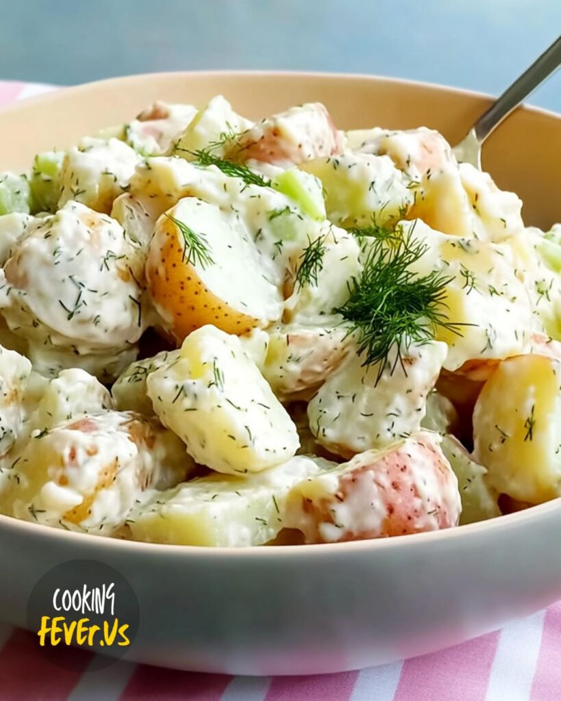 Preparing Best Potato Salad