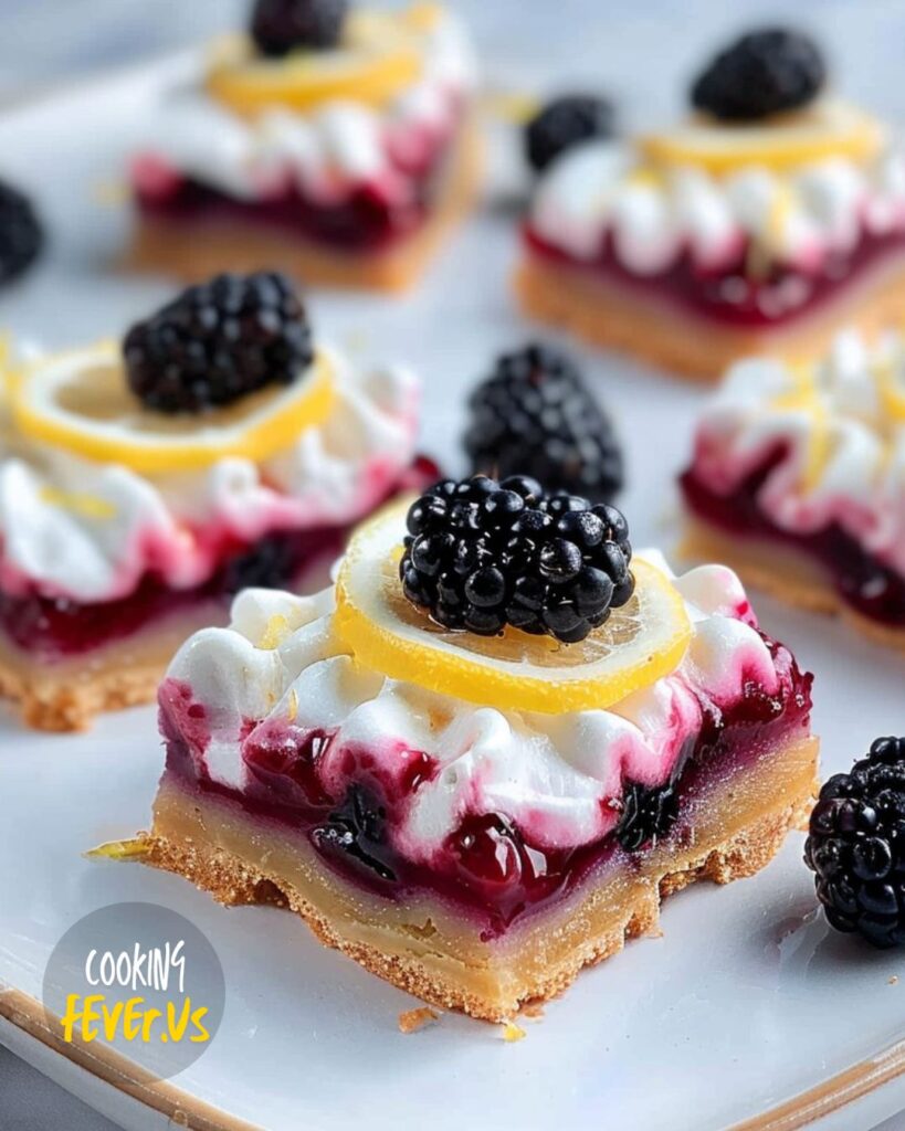 Making Blackberry Lemon Curd Bars 