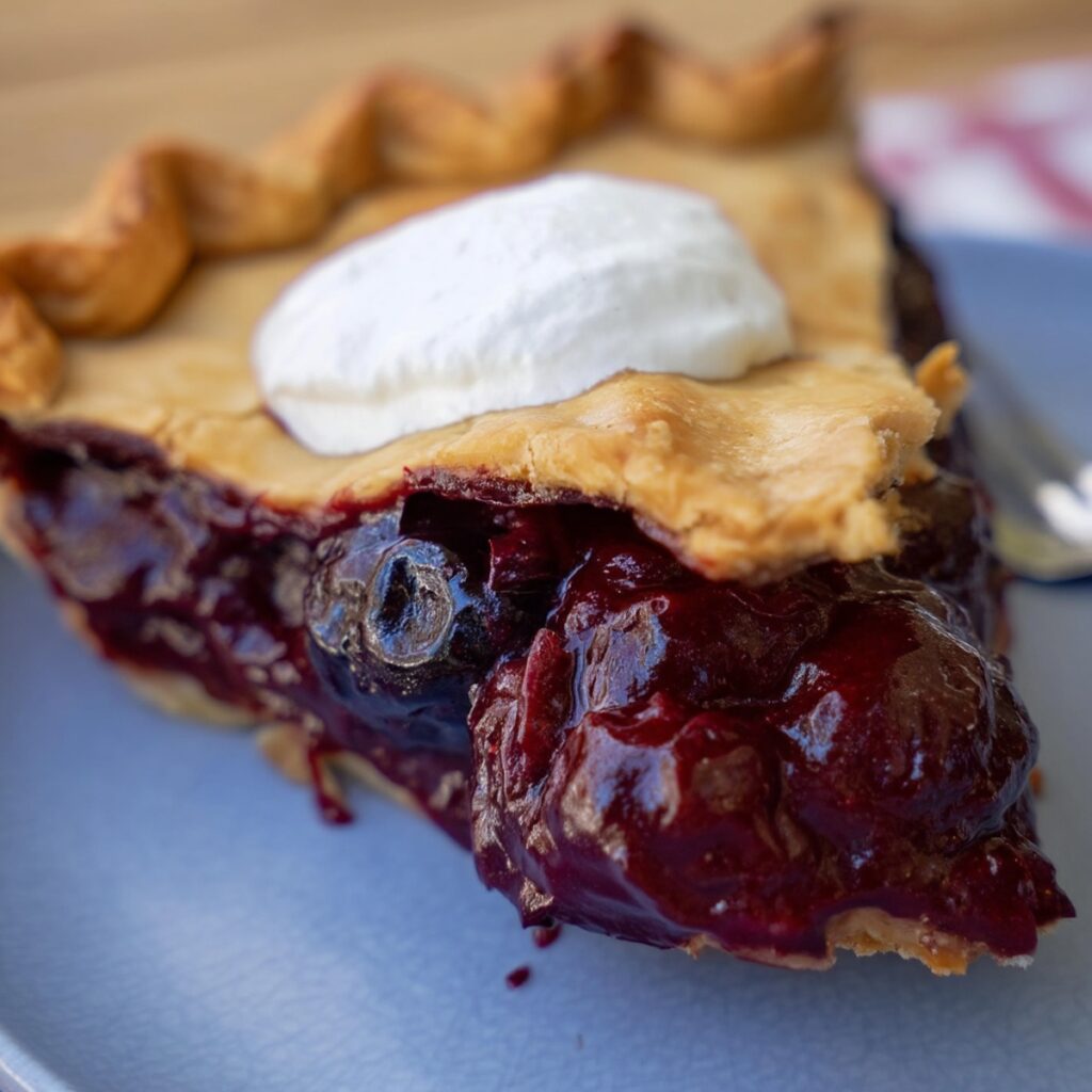 how to make Blubarb Pie