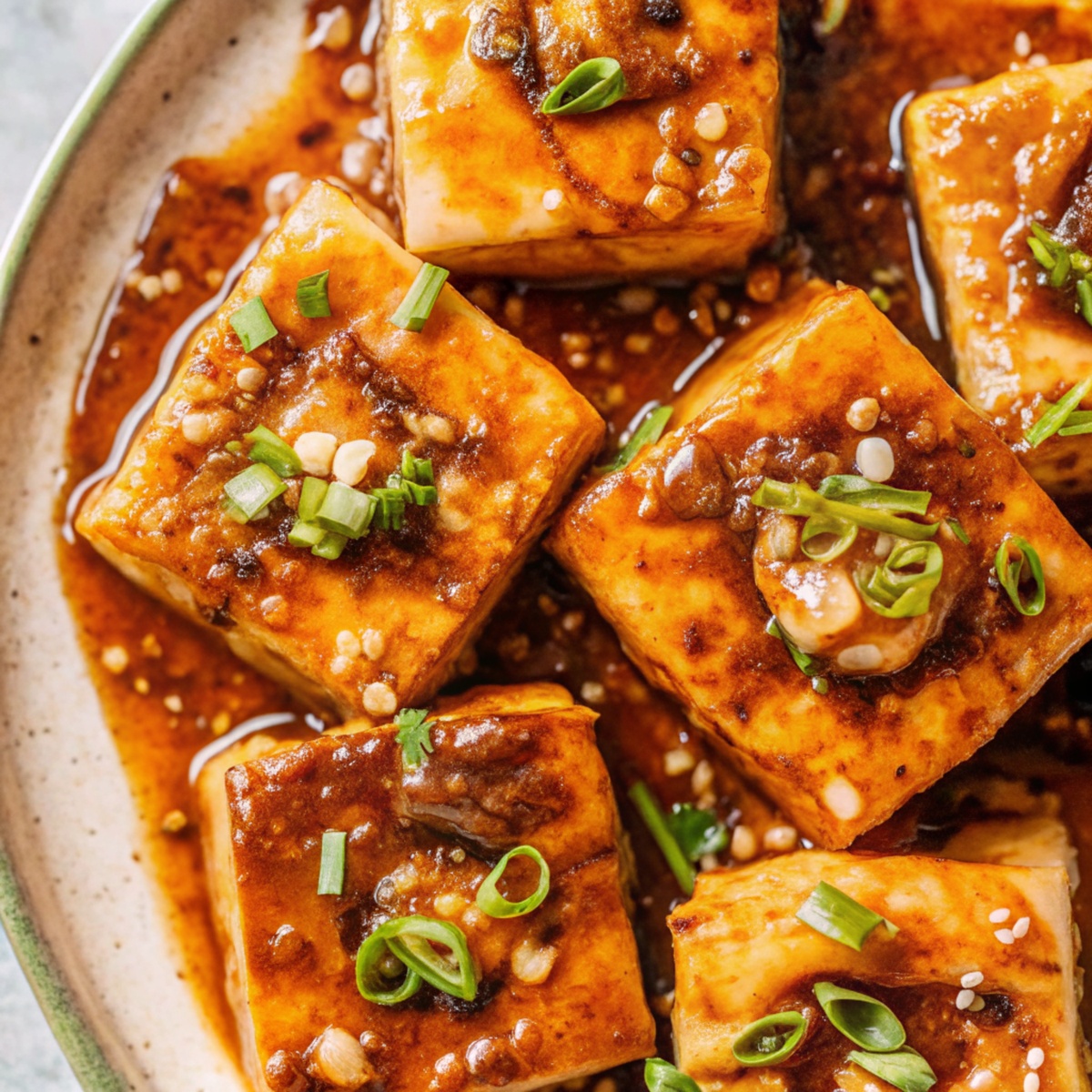 Braised Stuffed Tofu