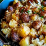 Bratwurst Potatoes And Sauerkraut Skillet Recipe