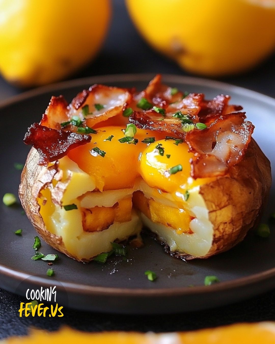 Breakfast Potato Volcanoes Recipe