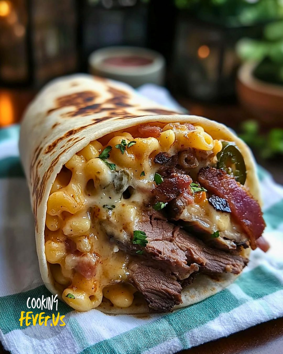 Brisket Mac & Cheese Burrito Recipe