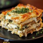 Broccoli Chicken Alfredo Lasagna Recipe