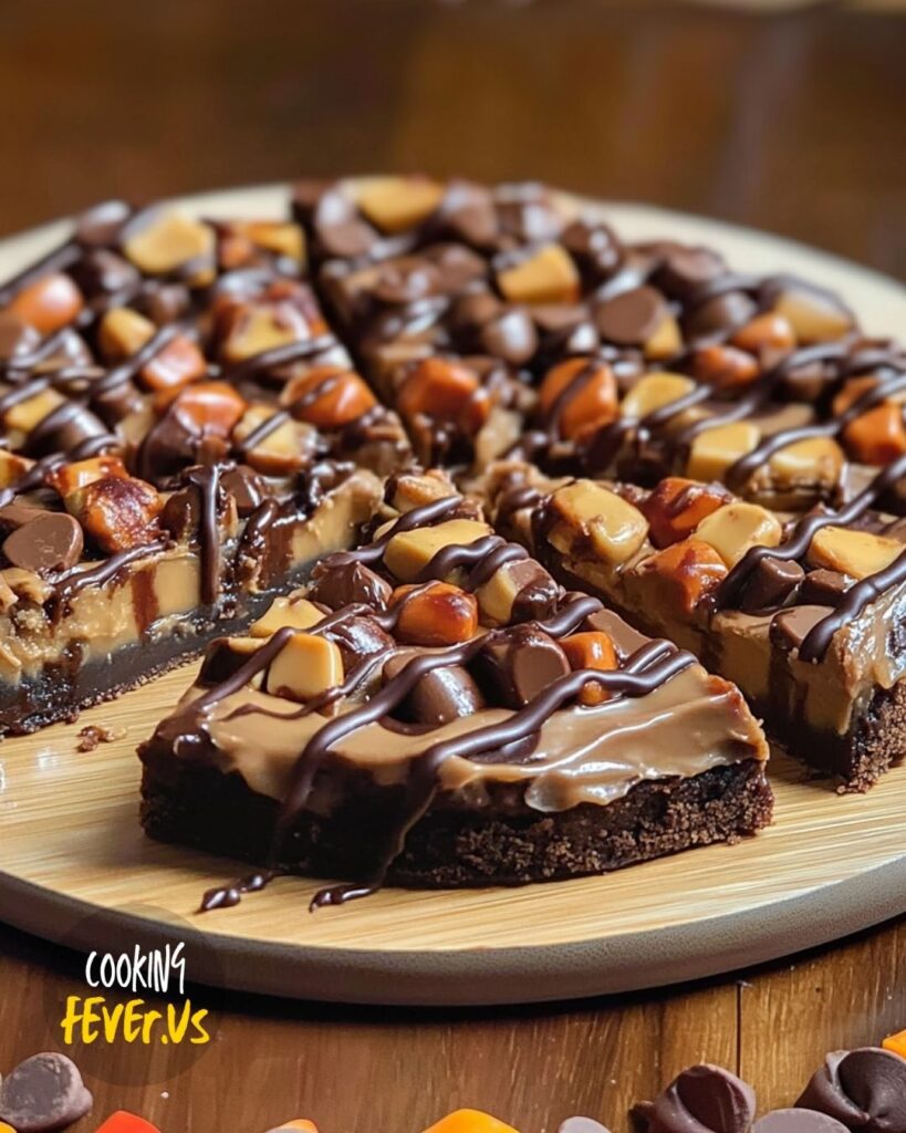 Brownie Lover'S Peanut Butter Pizza