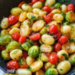 Brussels Sprouts, Cherry Tomatoes and Gnocchi Recipe