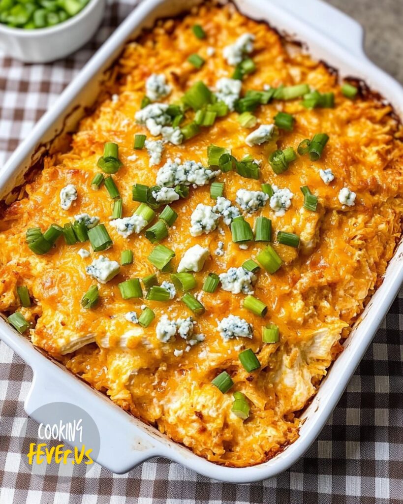 baking Buffalo Chicken Casserole