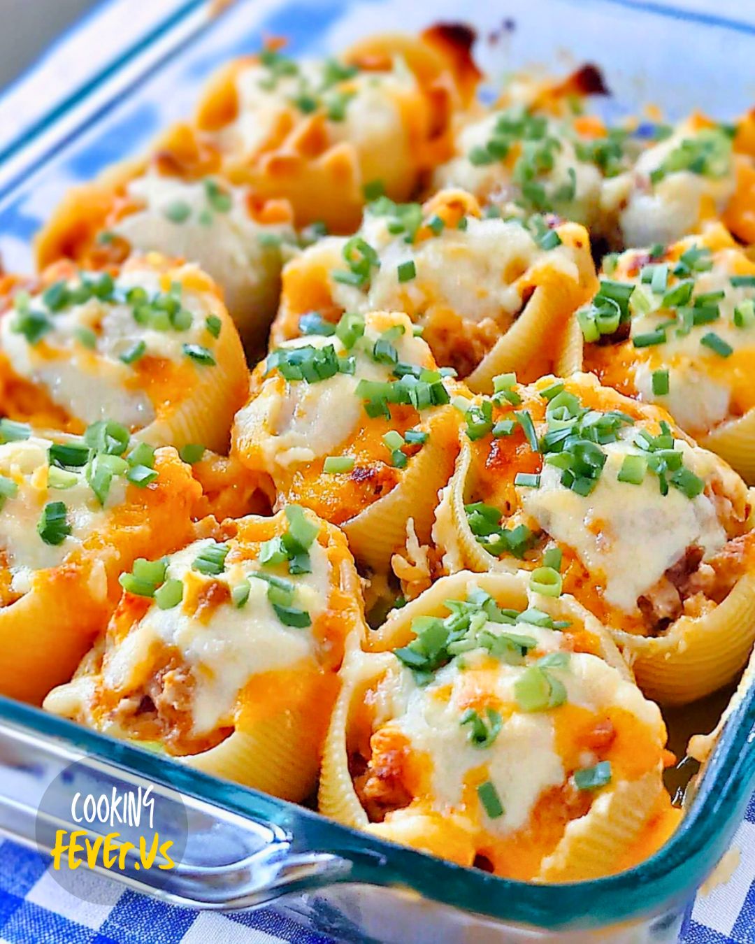 Buffalo Chicken Cheesesteak Stuffed Shells Recipe