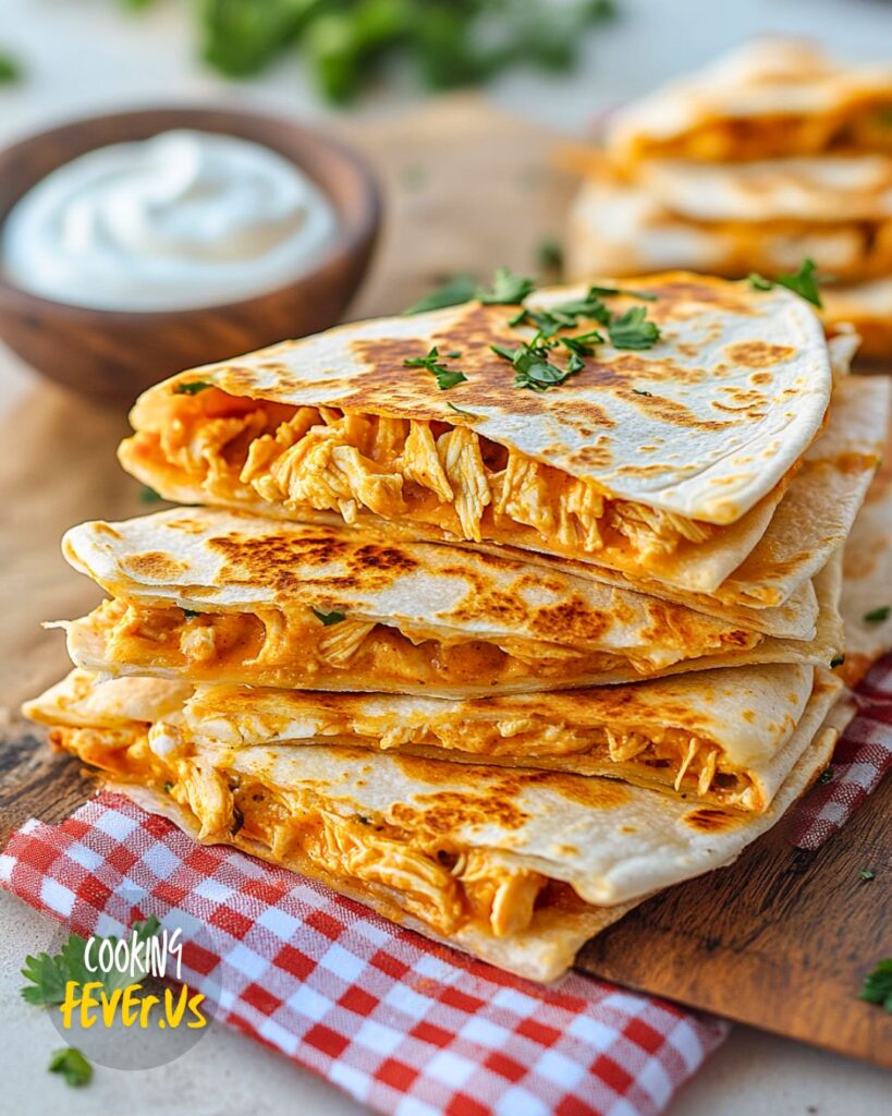 Buffalo Chicken Quesadillas Recipe