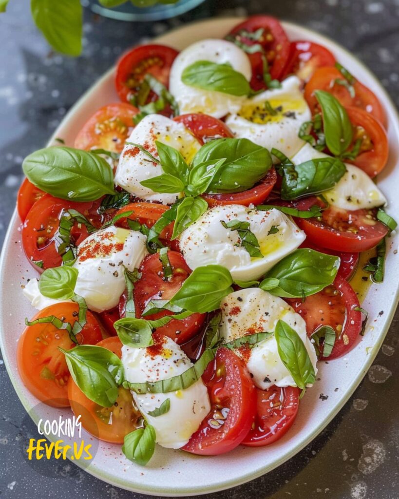 Italian Burrata Caprese Salad Recipe