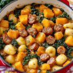 Butternut Squash, Sausage, and Kale Gnocchi Recipe