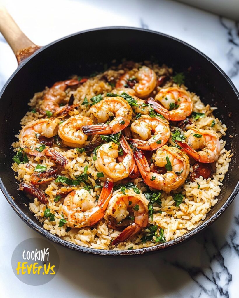 how to make a Cajun Shrimp And Rice Skillet