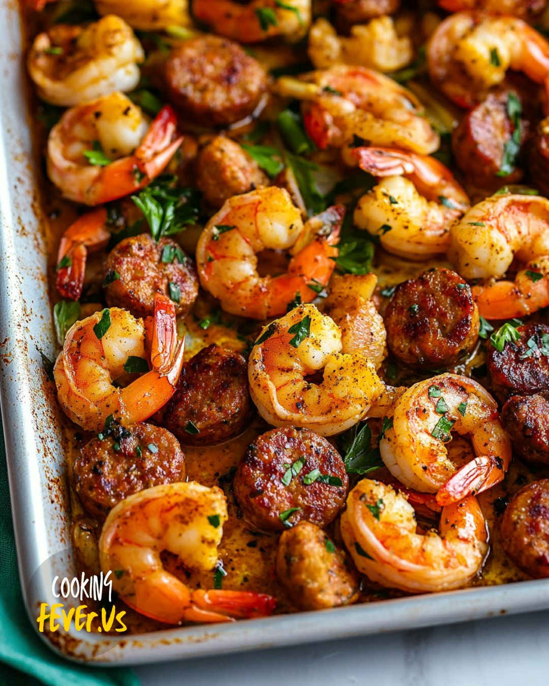 Cajun Shrimp and Sausage Sheet Pan Recipe