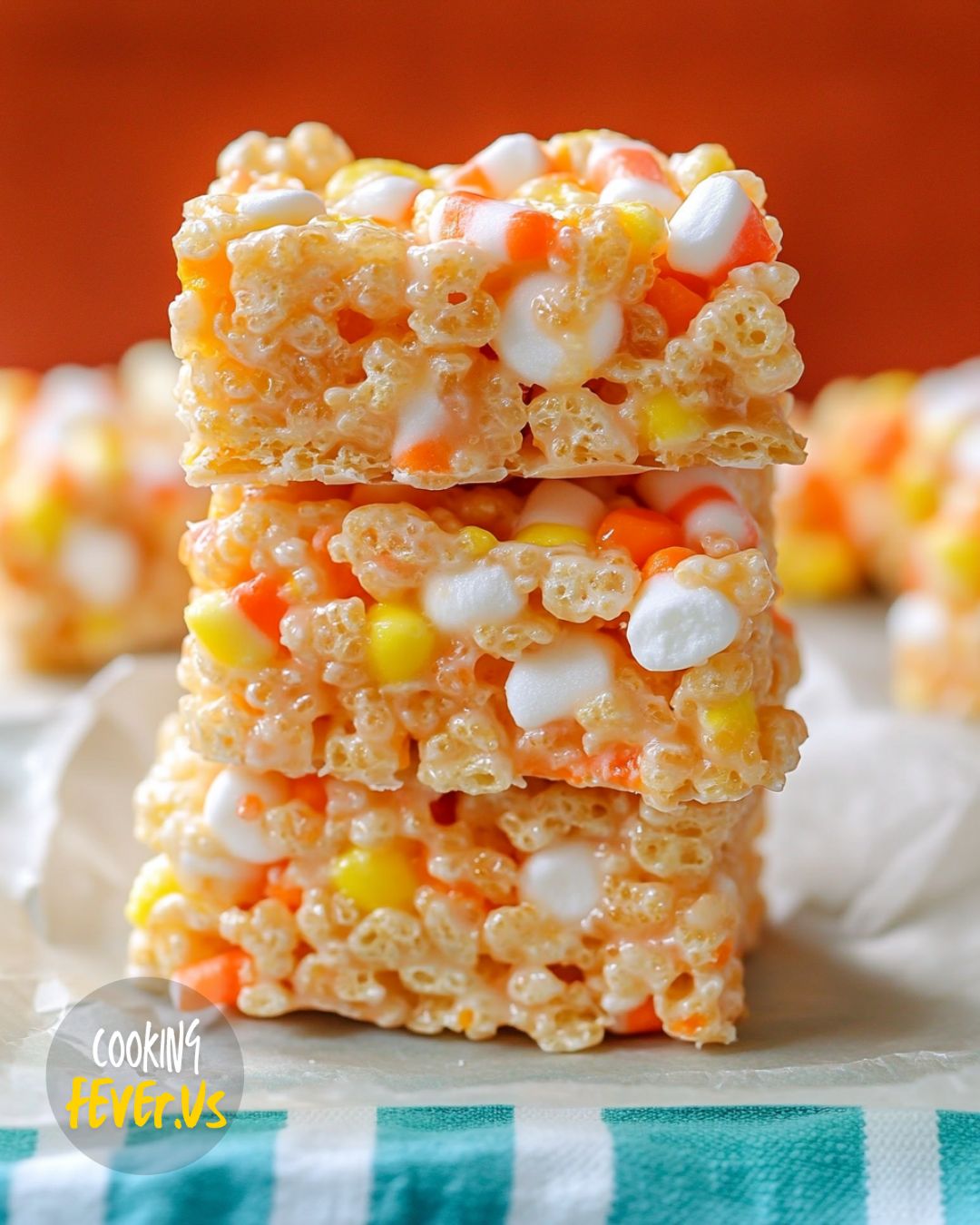 Candy Corn Rice Krispie Treats Recipe