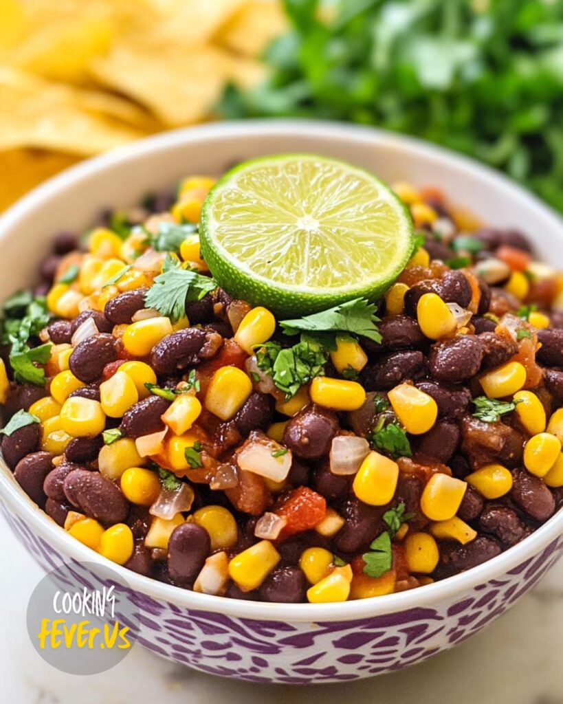 Serving Canned Black Bean & Corn Salsa