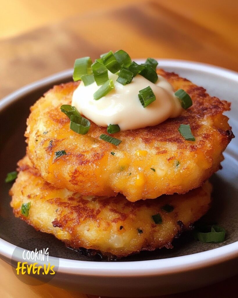 Cheddar Corn Fritters Recipe