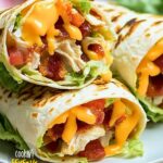 Cheesy Bacon Ranch Wraps Making