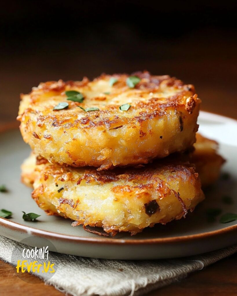 Cheesy Baked Hash Brown Patties Recipe