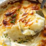 Cheesy Baked Mashed Potatoes Recipe