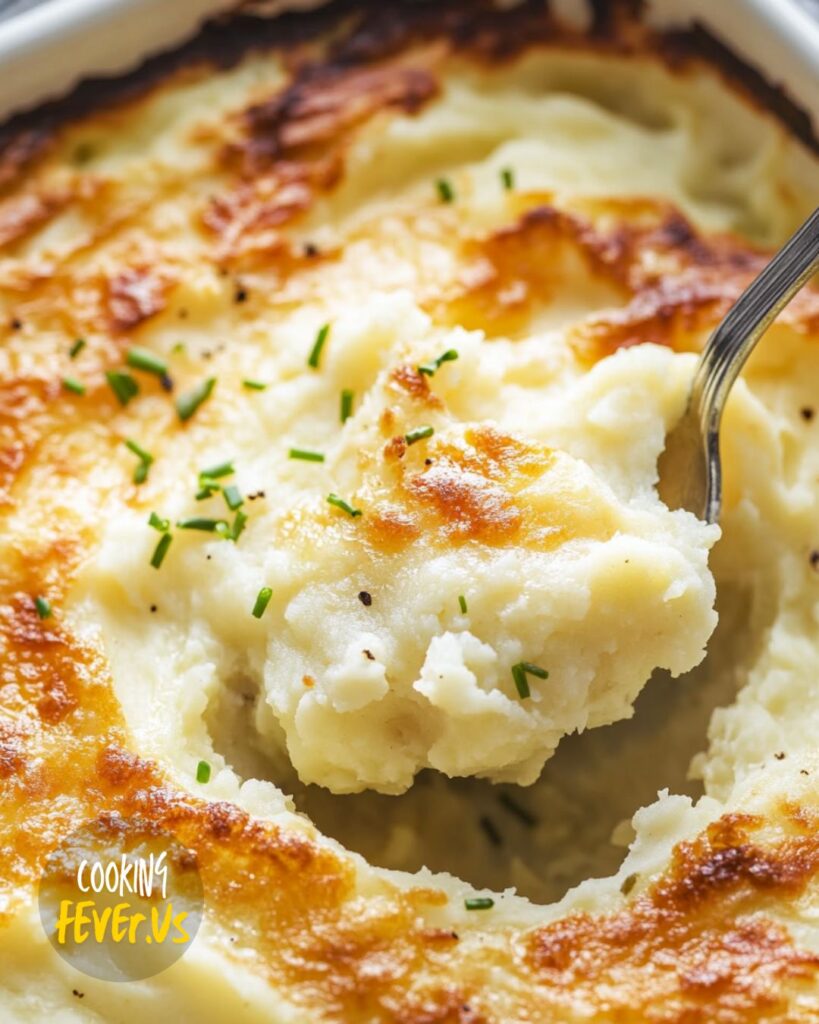 How to Prepare Cheesy Baked Mashed Potatoes